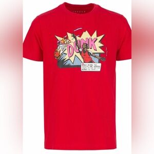 Jordan Red Boys Tee Size 4 XS